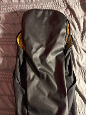 The North Face Kaban 26L Backpack – Black/Orange (Sleek Minimal Daypack)